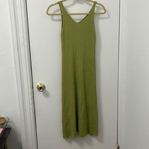 Green midi HALARA dress